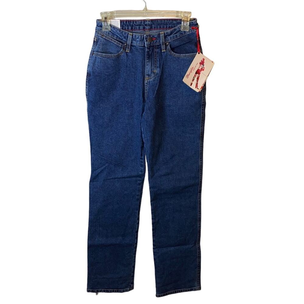 NWT Wrangler Natural Rise Straight‎ Leg Jeans 1/2 x 32 Vintage